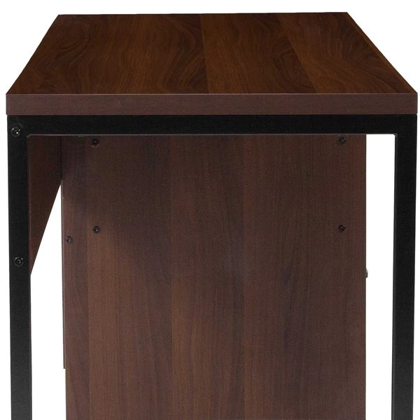 Flash Furniture Computer Desk, 19-1/2" D, 41-1/4" W, 29-1/2" H, Rustic, Laminate - Image 9