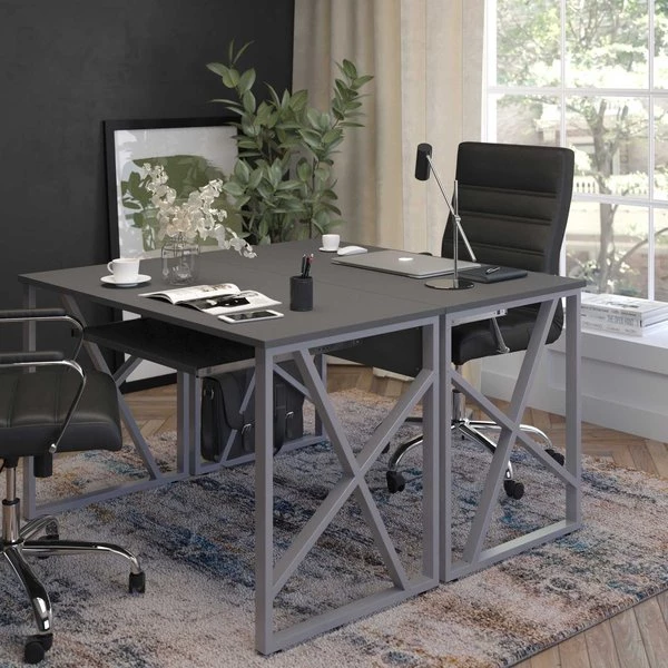 Flash Furniture Computer Desk, 23-3/4" D, 47-1/4" W, 29-1/4" H, Black, Laminate - Image 4