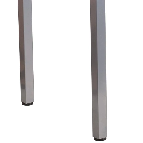 Flash Furniture Contemporary Desk, 21-3/4" D, 47-1/4" W, 29-1/4" H, Clear/Silver, Plastic, Table Top: Glass - Image 9