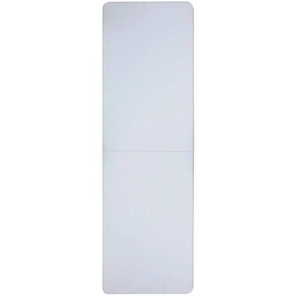 Flash Furniture Rectangle Folding Table, 29" W, 96" L, 34" H, Plastic Top, White - Image 3