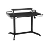 Respawn Height Adjustable Gaming Desk, Gray