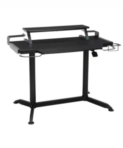 Respawn Height Adjustable Gaming Desk, Gray