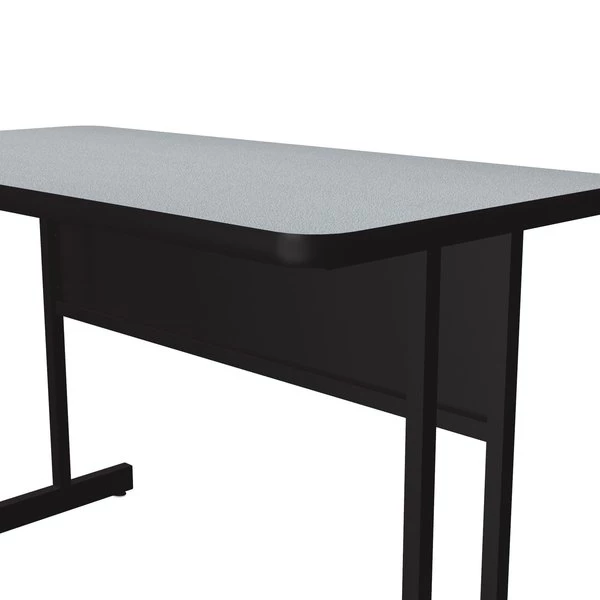 Correll, Inc. Rectangle Computer or Training Desk Height Work Station, 24" X 48" X 29", Melamine Laminate Top - Image 6