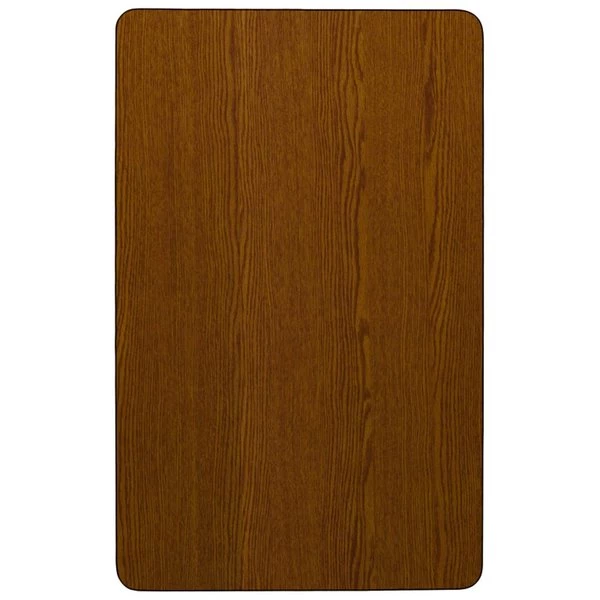 Flash Furniture Rectangle Activity Table, 24" X 60" X 30.25", Laminate Top, Wood Grain - Image 2
