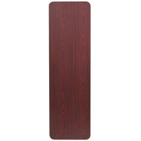 Flash Furniture Rectangle Training Table, 18" X 60" X 30", Laminate Top, Wood Grain - Image 8