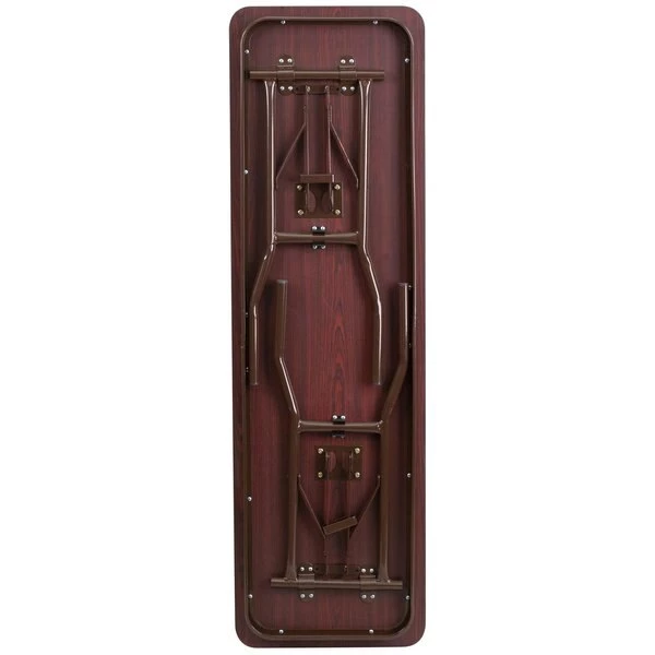 Flash Furniture Rectangle Training Table, 18" X 60" X 30", Laminate Top, Wood Grain - Image 10