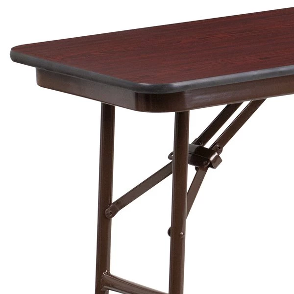 Flash Furniture Rectangle Training Table, 18" X 60" X 30", Laminate Top, Wood Grain - Image 9