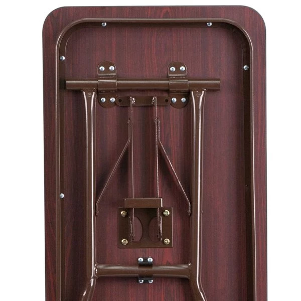 Flash Furniture Rectangle Training Table, 18" X 60" X 30", Laminate Top, Wood Grain - Image 3