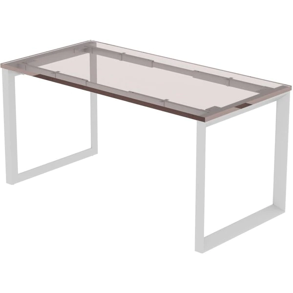 Lorell Tabletop Crossbar, 67" W, Silver - Image 2