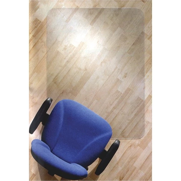 Floortex Chair Mat 47"x35", Rectangular Shape, Clear, for Hard Floor - Image 6