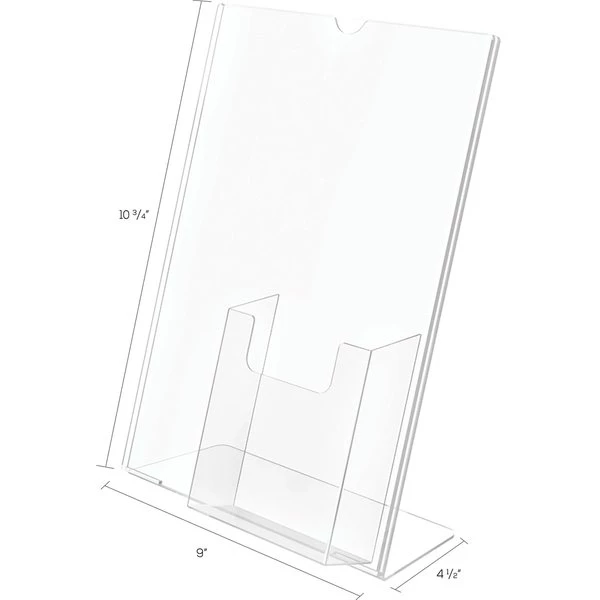 Deflecto Sign and Literature Holder, 8-1/2x11 - Image 5