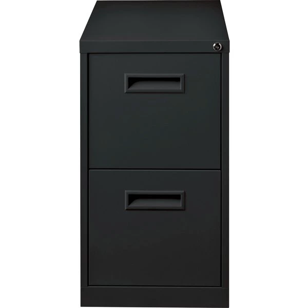 15" W 2 Drawer Lorell Mobile Pedestal, Black - Image 4