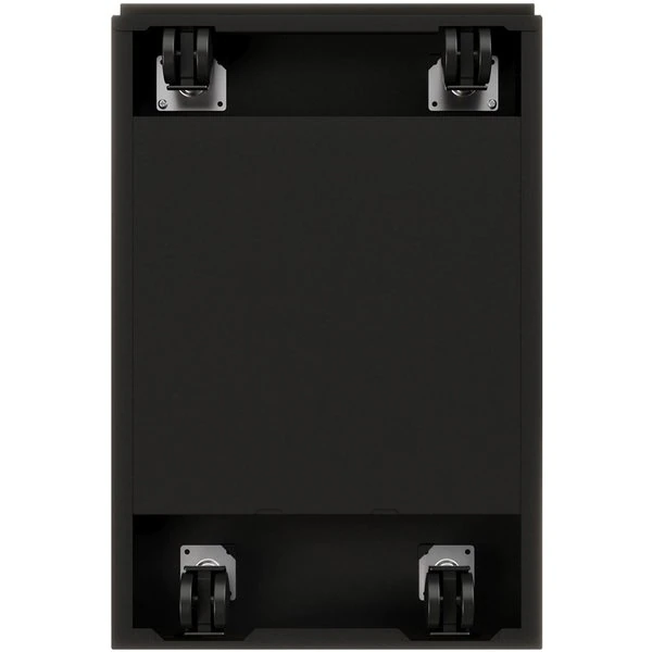 Lorell 15" W 3 Drawer Premium Mobile Bbf Pedestal File, Black, Black - Image 5