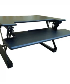Hanover Tabletop Sit or Stand Lift Desk, 35" Wide, Black