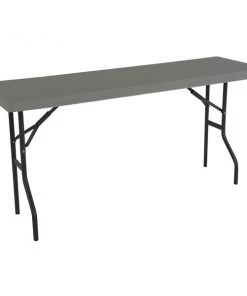 Iceberg Round IndestrucTableÂ® Classic Folding Table, Platinum Granite - 24" Round, 29" H, Platinum