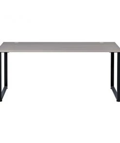 Hirsh 72"x30" Open Desk for Commercial or Home Office, Black/Gray Elm