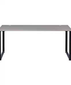 Hirsh 30"x60" Open Desk for Commercial or Home Office, Black/Gray Elm