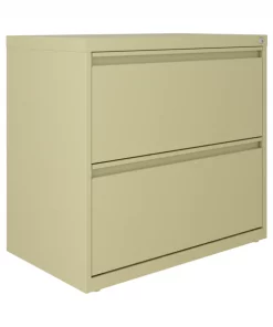 Hirsh 30" W 2 Drawer Lateral 101 File Cabinet, Putty
