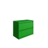Hirsh 36"W 2 Drawer Lateral File Cabinet, Screamin' Green