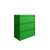 Hirsh 36"W 3 Drawer Lateral File Cabinet, Screamin' Green