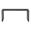 Hirsh 72"x24" Open Desk for Commercial or Home Office, Black/Charcoal