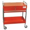 Sunex Â® Tools Service Cart w/ Locking Top and-Drawer, Red