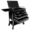 Sunex Â® Tools HD 5-Drawer Service Cart, Black