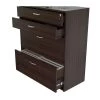 Inval File Cabinet 37.47 in W x 15.75 in D x 38 in H in Espresso