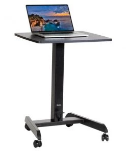 Kantek Inc. Mobile Height Adjustable Sit to Stand, Black