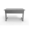 Linea Italia Rectangular Desk, Computer Table, 48”W x 24”D x 30”H, Gray/Ash
