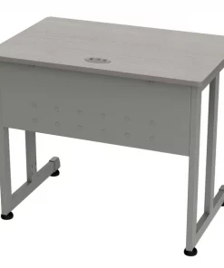 Linea Italia Computer Desk for Small Spaces, 36”W x 24”D x 30”H, Gray/Ash