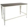 Lumisource Pia Desk in Vintage Cream and Espresso