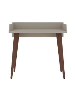 Manhattan Comfort Hampton 35.43 Home Office Desk, Off White