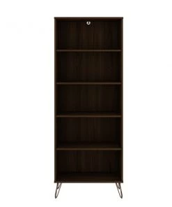 Manhattan Comfort Rockefeller Bookcase 3.0, Brown