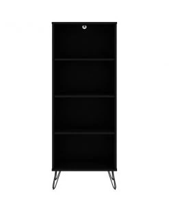 Manhattan Comfort Rockefeller Bookcase 1.0, Black