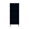 Manhattan Comfort Rockefeller Bookcase 1.0, Tatiana Midnight Blue