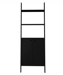 Manhattan Comfort Cooper Ladder Display Cabinet, Black