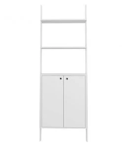 Manhattan Comfort Cooper Ladder Display Cabinet, White