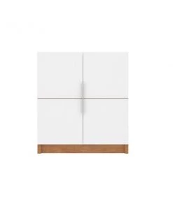 Manhattan Comfort Cornelia Cabinet, White/Nature
