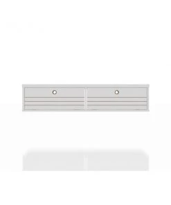 Manhattan Comfort Liberty 42.28 Floating Office Desk, White