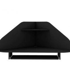 Manhattan Comfort Bradley Floating Corner Desk, Black