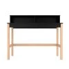 Manhattan Comfort Bowery Desk, Black and Oak