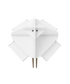 Manhattan Comfort Bradley 4-Piece Round Sectional Cubicle Desk, White