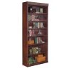 Huntington Club 7 Shelf Bookcase in Vibrant Cherry