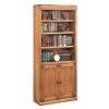 Huntington Oxford Bookcase with lower doors (Wheat)