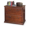 Huntington Oxford Lateral 2 Drawer File Cabinet in Distressed Burnish