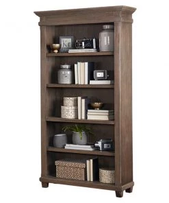 Carson Open Bookcase Weathered Dove