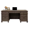 Carson Double Ped Desk Weathered Dove