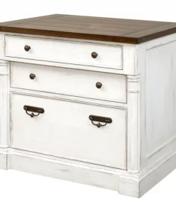 Durham 3 Drawer Lateral File Cabinet in White
