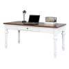 Durham Computer Desk in Weathered White